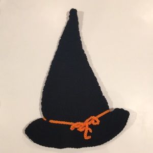 Baby Halloween knitted witch hat